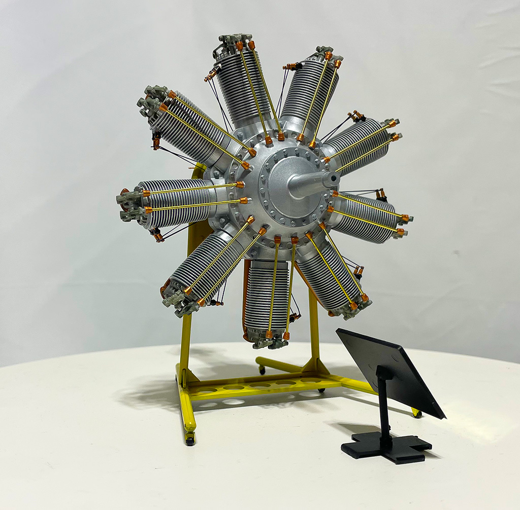 1/8 Clerget 9B Engine